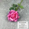 Rosa Individual con Pétalos de Sub-Textura, Ramo Regalo para el Día de San Valentín, Decoración de Flores Artificiales para Sala de Estar, Accesorios para Celebraciones de Bodas