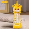 Bebés y Niños Pequeños Pueden Masticar Mordedor Teléfono Educativo Artificial para Bebé Teléfono Móvil Máquina de Música Infantil Educación Temprana Juguete de Iluminación Teléfono Móvil