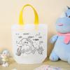Bolsa de colorear de cumpleaños infantil transfronteriza, bolsa de regalo de no tejido para graffiti, bolsa de colorear DIY para jardín de infantes