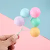 Decoração de bandeirinha para bolo decoração de balão de macaron cor de macaron cor de festa de aniversário bola colorida