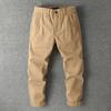 Novas calças masculinas primavera e outono, macacão camuflado de algodão europeu e americano, calças esportivas casuais, calças retas, fabricantes de calças masculinas no atacado