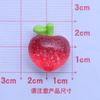 Hielo a través de fruta comida fresca juego diy pegamento crema funda para teléfono móvil material para horquilla hebilla para zapatos joyería resina pequeños accesorios