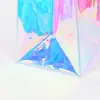 Venda Direta da Fábrica Personalizado Pvc Colorido Bolsa Laser Bolsa Fantasia Gelatina Presente Bolsa de Mão Grande Quantidade