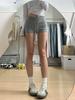 Shorts de Design Hot Girl Estilo Americano Calças Casuais Femininas de Verão com Cordão Calças Esportivas Calças Triplas Slim-fit Emagrecedor Hot Pants Tendência