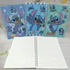 Cuaderno Nuevo Punto Transfronterizo, Cuaderno de Papelería Stitch, Cuaderno de Espiral de Hojas Sueltas, Regalo de Papelería de Comercio Exterior