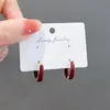 Acessórios de Orelha em Alta no Tiktok Estilo Ano Novo Brincos Vermelhos Personalizados Brincos da Moda Versáteis Tachos de Orelha Ganchos de Orelha Presilhas de Orelha para Mulheres