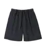 Pantalones Cortos Casuales Vintage Lavados de Algodón Puro 260g Transfronterizos de Corte Holgado Lavado Ácido Shorts Retro de Amazon
