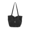 Bolso de Hombro de Mezclilla Casual Artístico para Mujer, Nuevo Simple Retro de Verano 2026 Bolso Cubo de Gran Capacidad