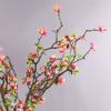 Nuevos adornos de mesa de sala de estar de invierno de simulación de alta gama de estilo chino, ramas de flores falsas, arreglo floral decorativo, flor de ciruelo floral al por mayor