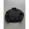 MADEEXTREME Perfil de Invierno Suelto Tecnología Triple Prueba Chaqueta Cálida Chaqueta de Plumas Chaqueta de Aviador para Hombres y Mujeres