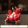 Adorno Creativo de Cerámica para Mercado Alcista Decoración de Escritorio para Sala de Estar de Casa u Oficina Alcista Disparándose Regalo de Inauguración