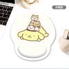 Bonito desenho animado pulso mouse pad leite seda pano presente escritório teclado pulso travesseiro silicone 3d mouse