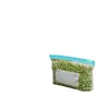 Bolsa selladora para conservación de alimentos de grado alimenticio bolsa autosellable especial para congelador de refrigerador doméstico bolsa selladora automática tipo cremallera para frutas y snacks bolsa de porciones