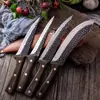 Cuchillo de deshuesar ala de pollo forjado al por mayor cuchillo de corte de cerdo forjado a mano cuchillo especial de deshuesar cuchillo de corte de carne cuchillo de venta de carne