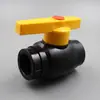 Válvula Esfera com Núcleo de Aço PE 20/25/32 Válvula Esfera com Cabo de Ferro PE Termofusão 63 Conexões de Tubo de Abastecimento de Água HDPE Interruptor de Válvula