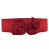 Flor de Chifón Cinturón Ancho Sello de Cintura Combinación Perfecta Decorativo Flor Grande Suelto para Mujer Cinturón Ancho Decoración de Cintura Ropa de Espectáculo Flor de Cintura