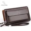 Bolsas de Mano Cartera para Hombre Bolsos de Hombre Moda Estilo Coreano Bolsos de Pinza Moda Comercio Exterior Portátil Simple Moda Viaje