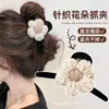 Pinzas para el pelo grandes de otoño e invierno para mujeres con cabello grueso, con un lujoso diseño de felpa, adecuadas para la parte trasera de la cabeza, accesorios para el cabello estilo pinza de tiburón