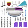 Bandeja Giratória para Bolo Conjunto de 106 Peças Bandeja Giratória para Bolo de Aço Inoxidável Ferramentas para Cobertura e Decoração de Bolos Fabricante Atacado