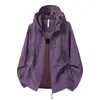 UPF50+ Fresco Transpirable Verano Holgado Ligero Transpirable Con Capucha Casual Protección Solar Ropa para Hombres y Mujeres Color Sólido Transpirable Absorbente