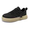 Zapatos de Hombre Huili Genuinos 2026 Primavera Nuevo Estilo Zapatos Casuales de Moda para Hombre Versátiles Ligeros con Suela Gruesa Tenis Deportivos para Hombre