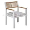 Mesa y Sillas Tejidas de Ratán para Exteriores Estilo Nórdico Mesa y Sillas para Comedor en Patio Exterior Mesa y Sillas para Zona de Ocio Sencilla en Villa Muebles de Jardín Transfronterizos