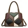 Bolsa Feminina com Design Único, Color-Blocking, Estilo Simples, 2026 Verão Transfronteiriça de Grande Capacidade Transversal