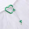 Mosquetão de Contas Simples em Formato de Coração DIY Pingente de Mochila em Formato de Coração Metal Multifuncional para Garrafa de Água ao Ar Livre Presente Corporativo