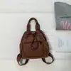 Mochila Casual Color Sólido Estilo Simple Nuevo 2026 para Chicas Universitarias Compras y Ocio Bolso Cruzado al Hombro