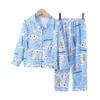 Pijama para Niña Primavera y Otoño Manga Larga Traje Infantil Niña Dibujos Animados Princesa Delgado Ropa de Casa 2025 Nuevo Ropa Exterior