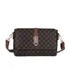 Bolso cuadrado pequeño transfronterizo 2026 nuevo elegante estampado simple bandolera individual texturizado retro clásico para el trabajo bandolera para mujer