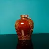 Jarra de Vino de Cerámica Jingdezhen 5kg Alto Valor de Color Botella de Vino Vacía Colección de Licores Almacenamiento de Vino Sellado Paquete Completo con Etiqueta