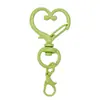 Llavero de Corazón Pintado Colorido Llavero Creativo Lindo Lanyard Cadena para Teléfono Colgante Accesorios Venta al por Mayor