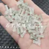 Cuentas Sueltas de Jade con Forma de Arco de Seis Caras Tianshan Verde, Jade Blanco, Roca de Cuarzo con Flores Verdes, Accesorios de Jade Multifacéticos