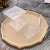 Caixa transparente de 4,5-15cm caixa quadrada de acrílico de plástico tampa céu e terra caixa de doces mão cubo de Rubik embalagem de exibição