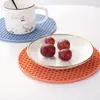 Esterillas Aislantes del Calor, Posavasos, Manteles Individuales, Esterillas de Silicona, Esterillas Aislantes del Calor de Silicona de Panal de Abeja Más Vendidas Transfronterizas, Posaplatos Redondos, Posavasos para Tazones, Manteles para Mesa de Comedor