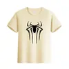 Camiseta de Algodão de Manga Curta Cor Sólida Verão Transfronteiriça Roupas Infantis Meia-manga Roupas Pai e Filho Roupas de Classe Camiseta Básica com LOGO Estampado
