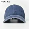 Boné de Baseball com Aba Macia Lavado com Logo Personalizado, Boné Esportivo da Moda para Proteção Solar para Homens e Mulheres, Boné Personalizado Bordado de Algodão Puro