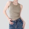 Verano para Mujer Bm Spice Girl Chaleco de Cuchilla Ropa Interior para Mujer Nuevo Top Elástico de Tirantes con Cuello Redondo para Mujer