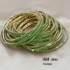 Cadena de garra de 2 mm fila única S6 strass pulsera muy fina pulsera elástica pulsera de tenis transfronterizo pulsera chapada en oro fabricantes lote