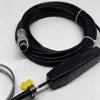 Sensor de Temperatura do Óleo de Quatro Núcleos, Detector de Gás de Escape, Haste de Nível com Sonda de Temperatura do Óleo da Universidade de Zhejiang para Veículos a Gasolina e Diesel