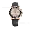Reloj Mecánico de Acero para Hombre Daytona Panda Di Transfronterizo Tres Ojos Seis Manecillas Correa de Acero Multifuncional Moda Resistente al Agua