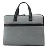 Maletín de Negocios en Stock con Logo Impreso, Bolsa para Conferencias Corporativas, Bolsa para Documentos, Maletín Portátil de Tela Oxford, Logo Personalizado