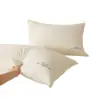 Núcleo de Almohada de Hotel de Color Natural Más Vendido por el Fabricante, Almohada de Terciopelo de Plumas, Paquete Doble para Estudiantes, Almohada Individual Protectora del Cuello