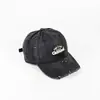 Gorra de Béisbol para Niños con Bordado de Letra, Gorra de Mezclilla Vintage Lavada, Sombrero de Sol Versátil, Gorra de Béisbol, Sombrero de Sol