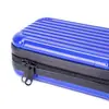Nova bolsa de maquiagem 7 polegadas mala PC casca dura pequena necessaire transversal noite viagem à prova d'água bolsa de armazenamento