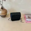 Bolso vintage de mujer de color liso simple, nuevo para otoño e invierno, con textura, bolso cuadrado pequeño, bolso cruzado casual, bolso de hombro para teléfono móvil
