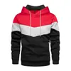 Moletom de Moda Color Block Masculino Europeu e Americano para Primavera e Outono 2022 Cross-Border Amazon Top Esportivo Casual