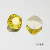 Dongzhou K9 Traga Riqueza e Tesouro Ovo de Pombo de Cristal Dourado Nail Art Diamante Pedra de Açúcar Quadrado Especial Formato Fundo Pontiagudo Coleção de Diamantes Ornamento de Diamante para Unhas