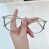 Gafas de sol ultraligeras de estilo coreano para mujer, montura de té frío, modernas, lisas, antiazules, con uña de arroz, estilo celebridad de Internet, 2023
